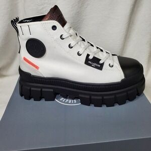 Palladium Y2K Revolt Hi Ankle Boots Goth Retro Punk Oreo Grunge Platform Size 10